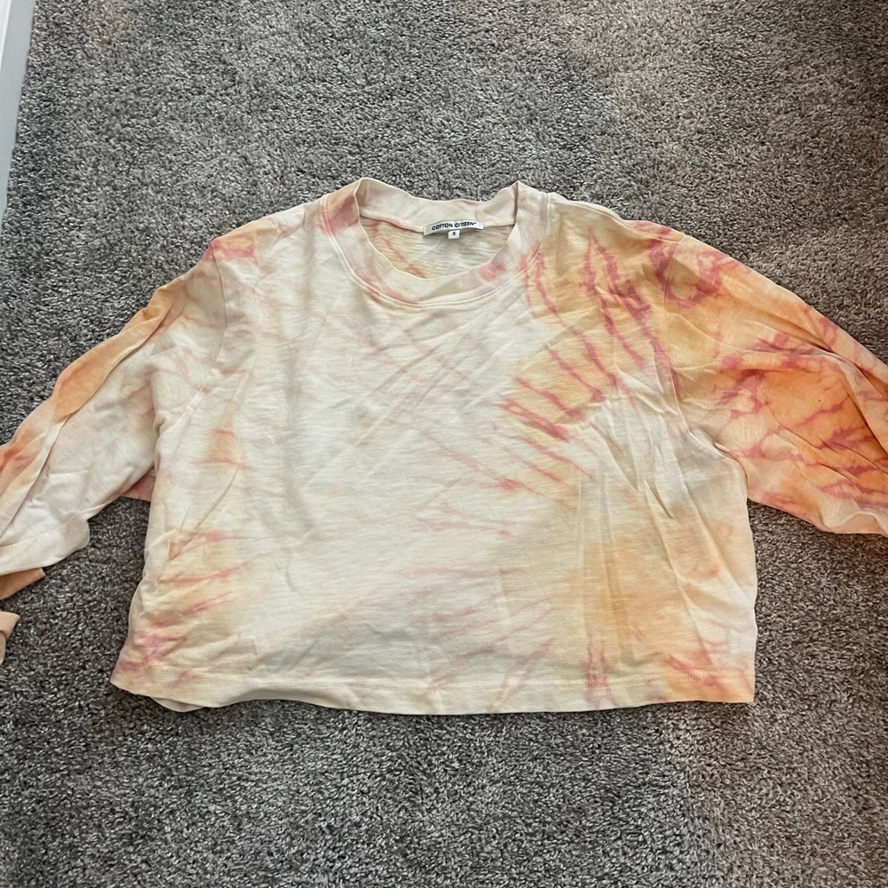 Cotton Citizen Cropped Long Sleeve T Shirt